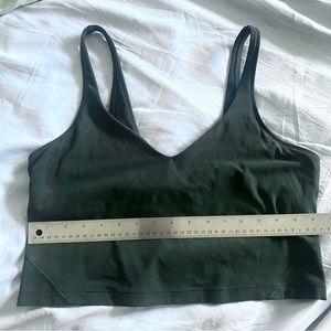 Lululemon Align Tank Women Size 14 Color Rainforest Green
